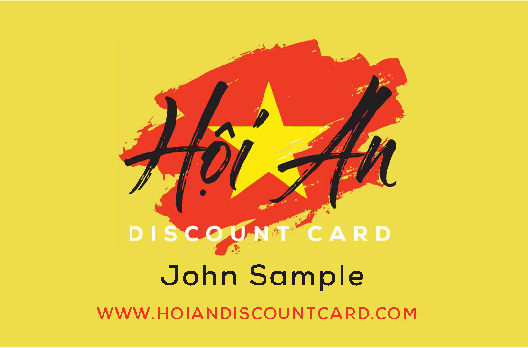 Sample of the Hoi An Discount Card
